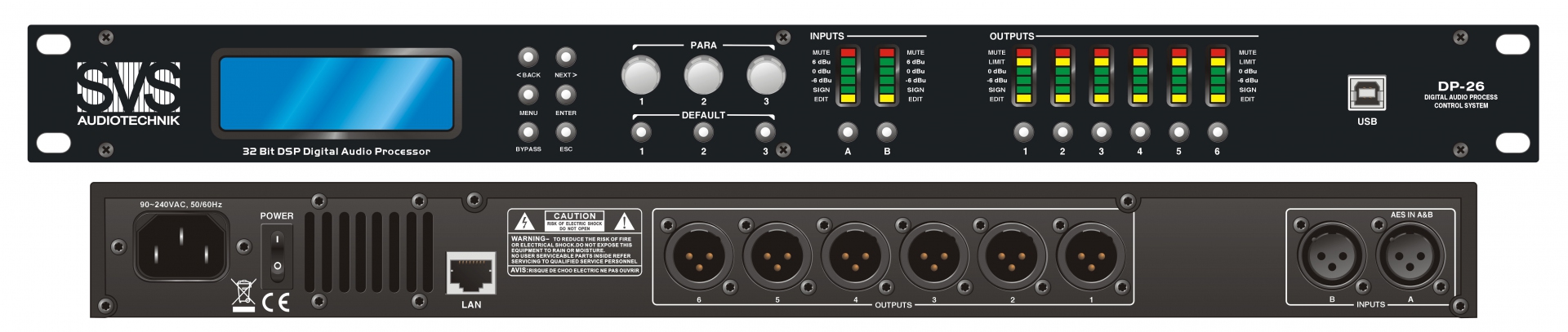 SVS Audiotechnik DP-26 Цифровой процессор: 2 входа 6 выходов в Еманжелинске
